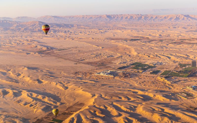 montgolfiere egypte louxor