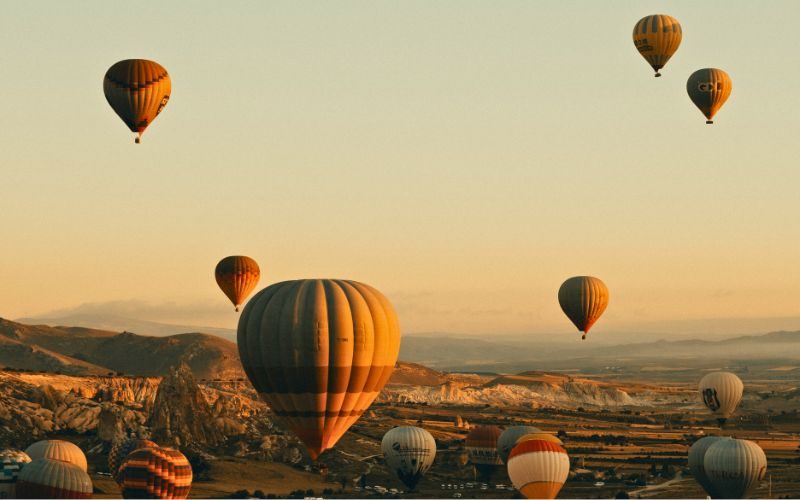 montgolfiere louxor lever du soleil