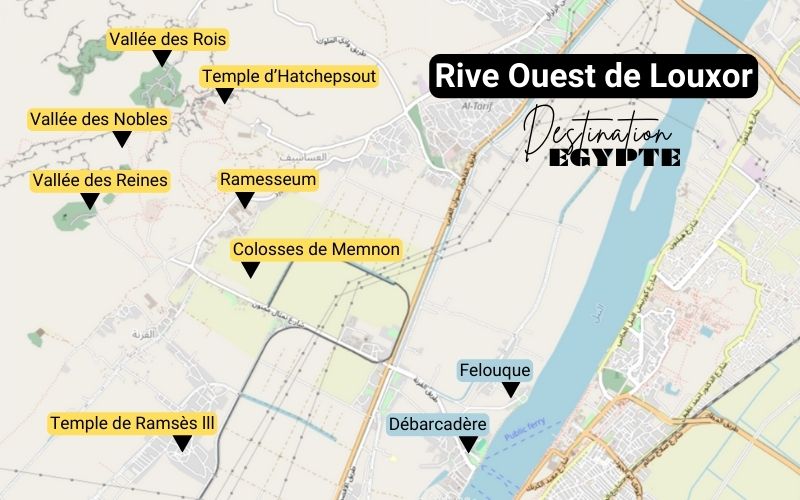 plan rive ouest louxor