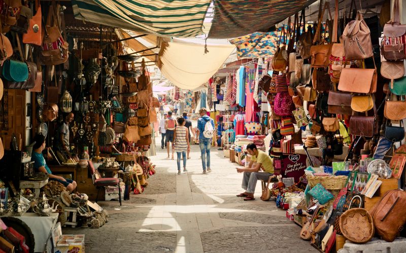 ruelle souk en egypte