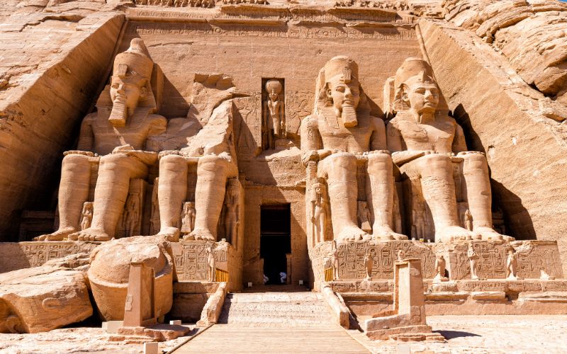 entree temple abou simbel egypte