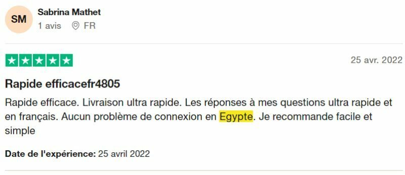 esim egypte avis sabrina