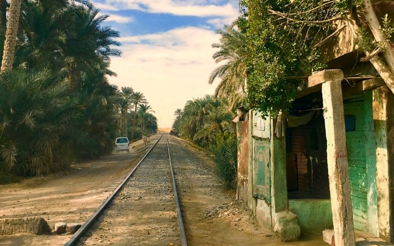 ligne de train le caire