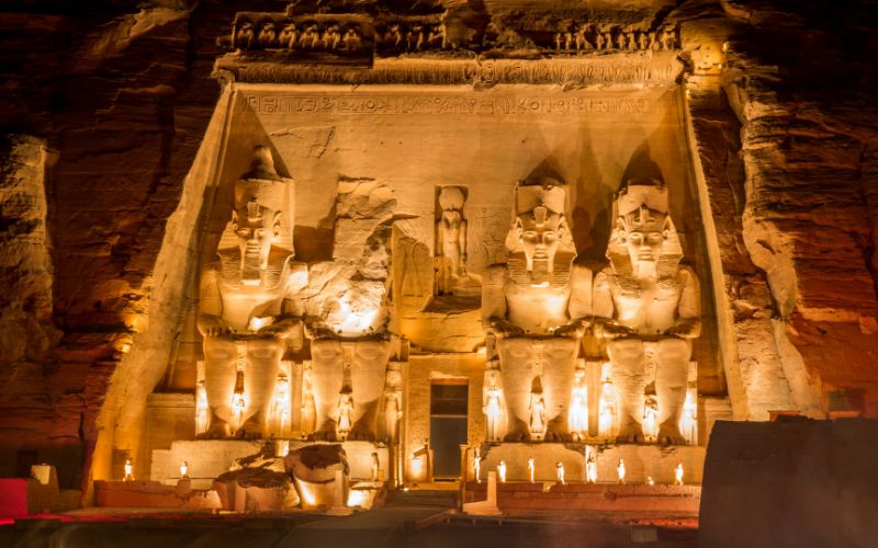 spectacle son et lumiere temple abou simbel