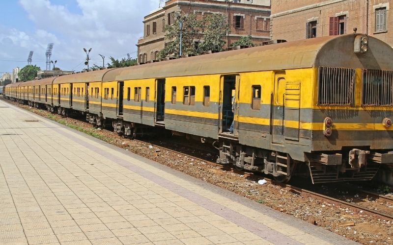 voyage en train en egypte